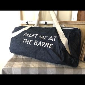 Fab Fit Fun Denim Duffle